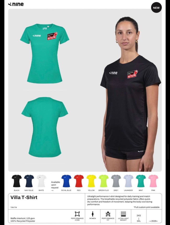 T-Shirt Entraînement de XS à 2XL